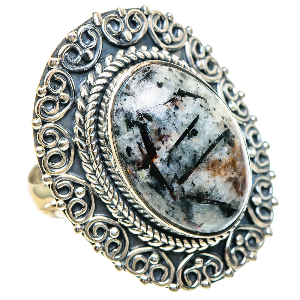 Astrophyllite Rings handcrafted by Anasilvercos - RING94246