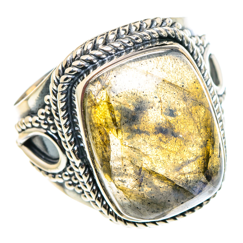 Labradorite Rings handcrafted by Anasilvercos - RING94252