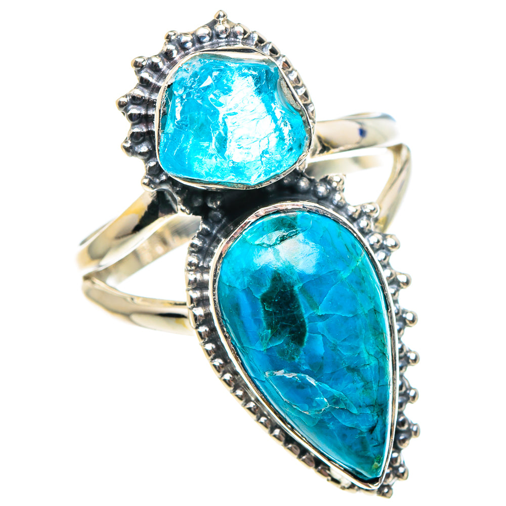 Chrysocolla Rings handcrafted by Anasilvercos - RING94254