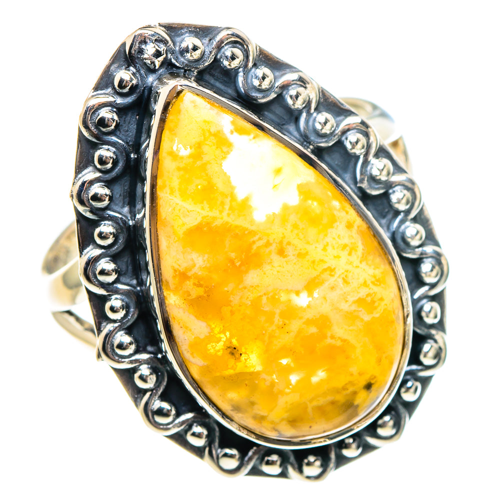 Plume Agate Rings handcrafted by Anasilvercos - RING94261 - Photo 2