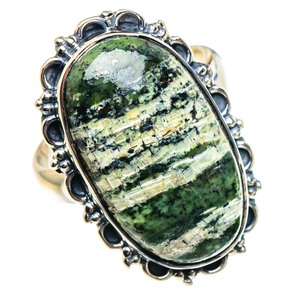 Lizard Jasper Rings handcrafted by Anasilvercos - RING94282 - Photo 2