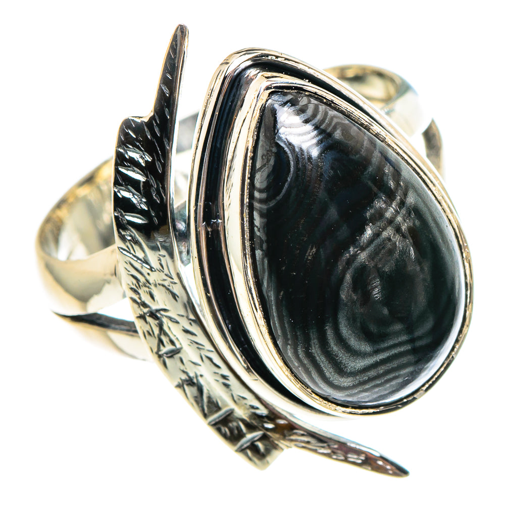 Psilomelane Rings handcrafted by Anasilvercos - RING94294