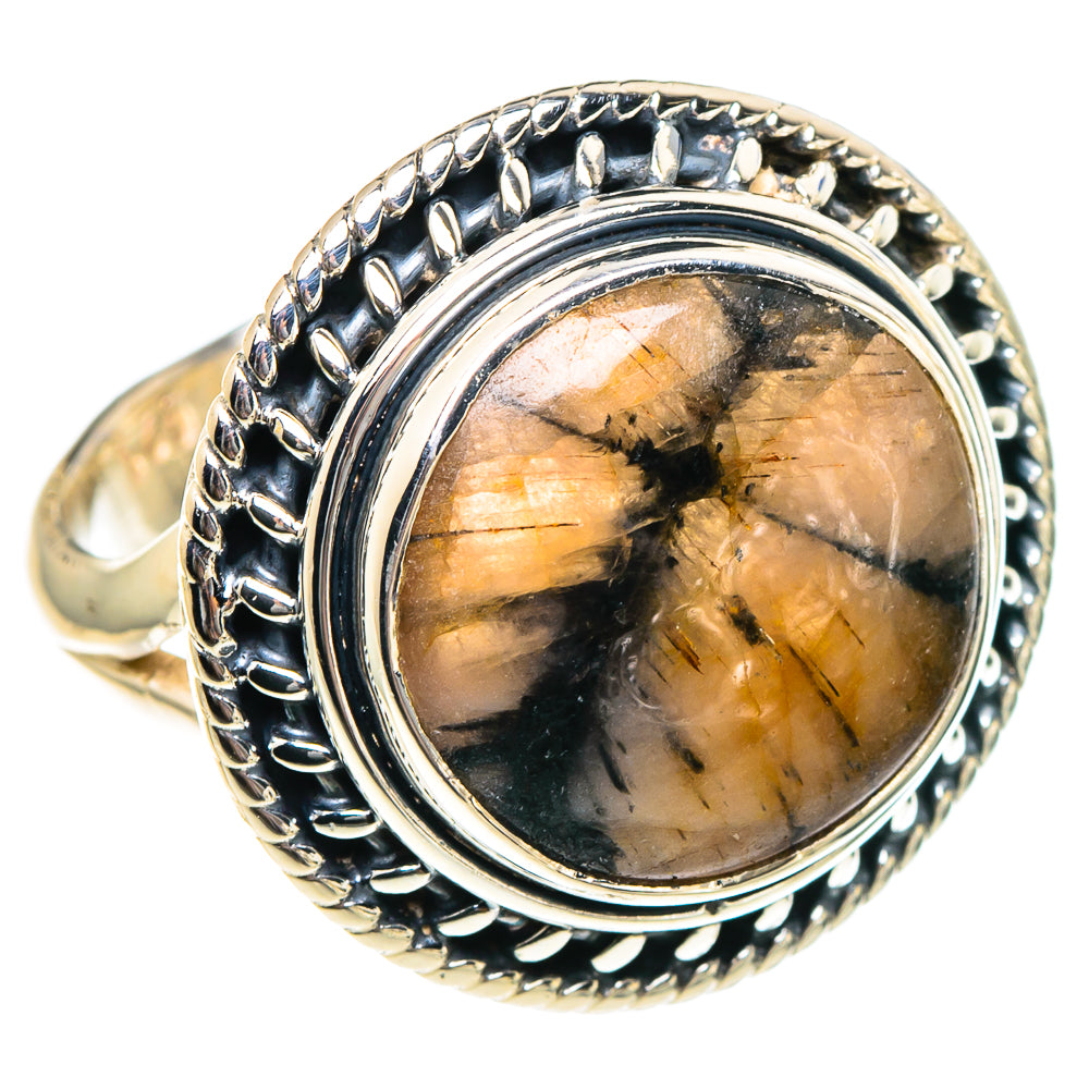 Chiastolite Rings handcrafted by Anasilvercos - RING94314