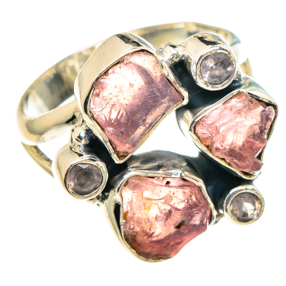 Rose Quartz Rings handcrafted by Anasilvercos - RING94317