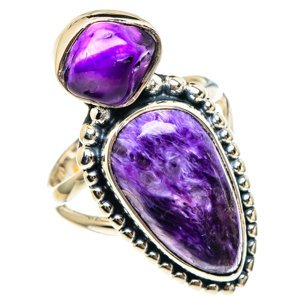 Charoite Rings handcrafted by Anasilvercos - RING94320