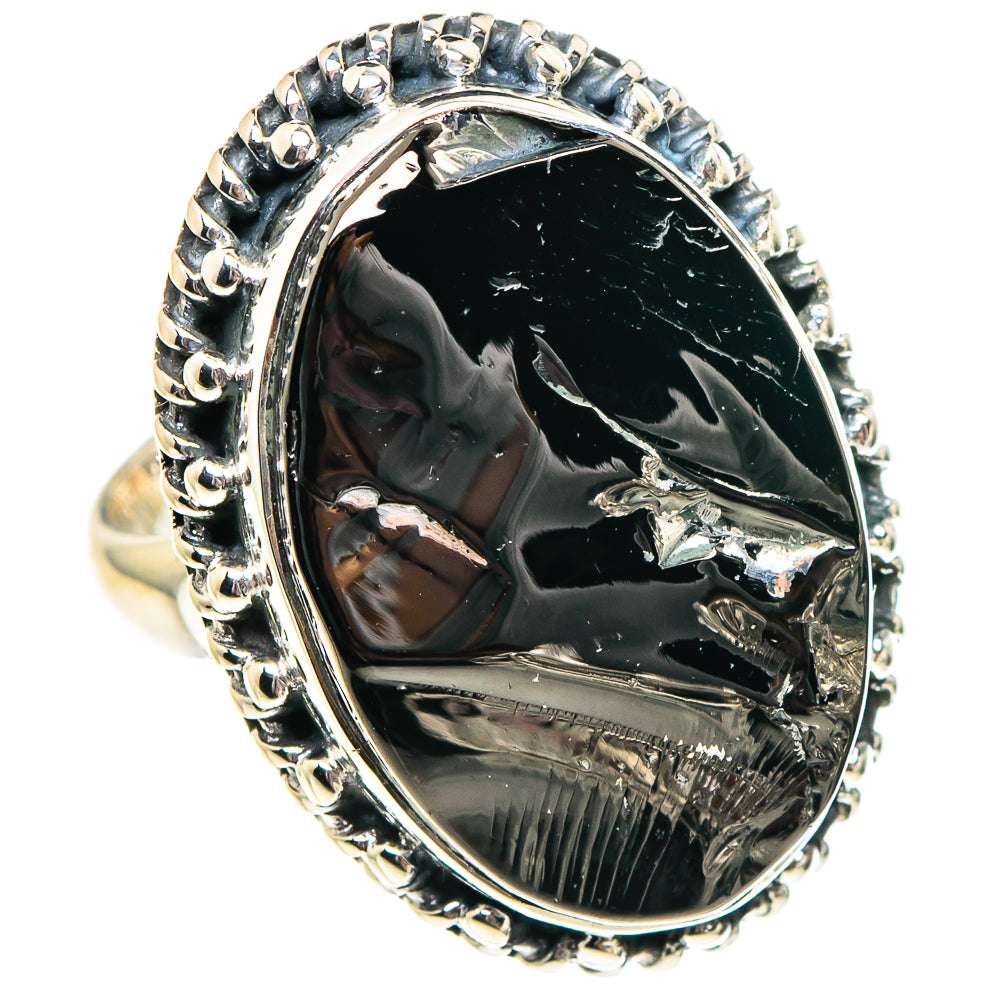 Shungite Rings handcrafted by Anasilvercos - RING94323