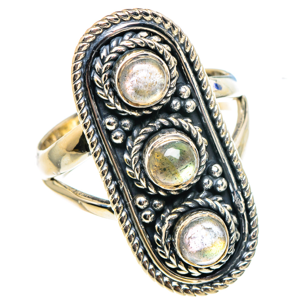 Labradorite Rings handcrafted by Anasilvercos - RING94340 - Photo 2