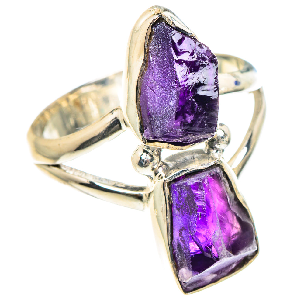 Amethyst Rings handcrafted by Anasilvercos - RING94346 - Photo 2