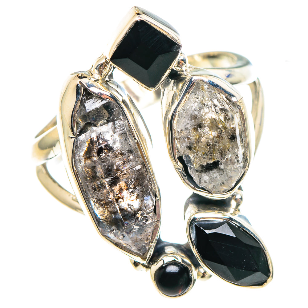 Herkimer Diamond Rings handcrafted by Anasilvercos - RING94348