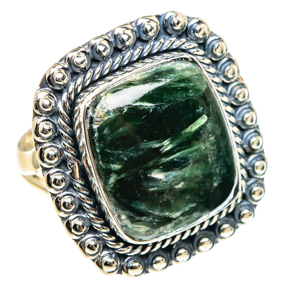 Seraphinite Rings handcrafted by Anasilvercos - RING94380 - Photo 2