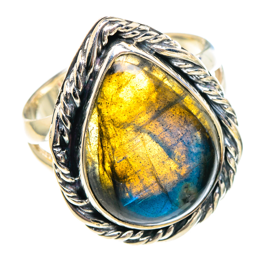 Labradorite Rings handcrafted by Anasilvercos - RING94393