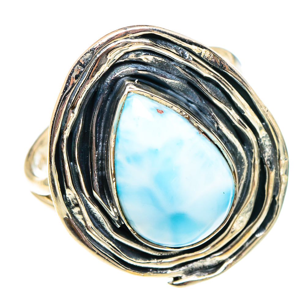 Larimar Rings handcrafted by Anasilvercos - RING94405