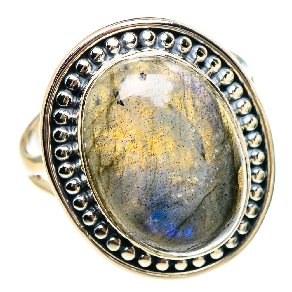 Labradorite Rings handcrafted by Anasilvercos - RING94406