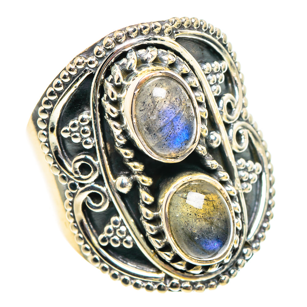 Labradorite Rings handcrafted by Anasilvercos - RING94414 - Photo 2