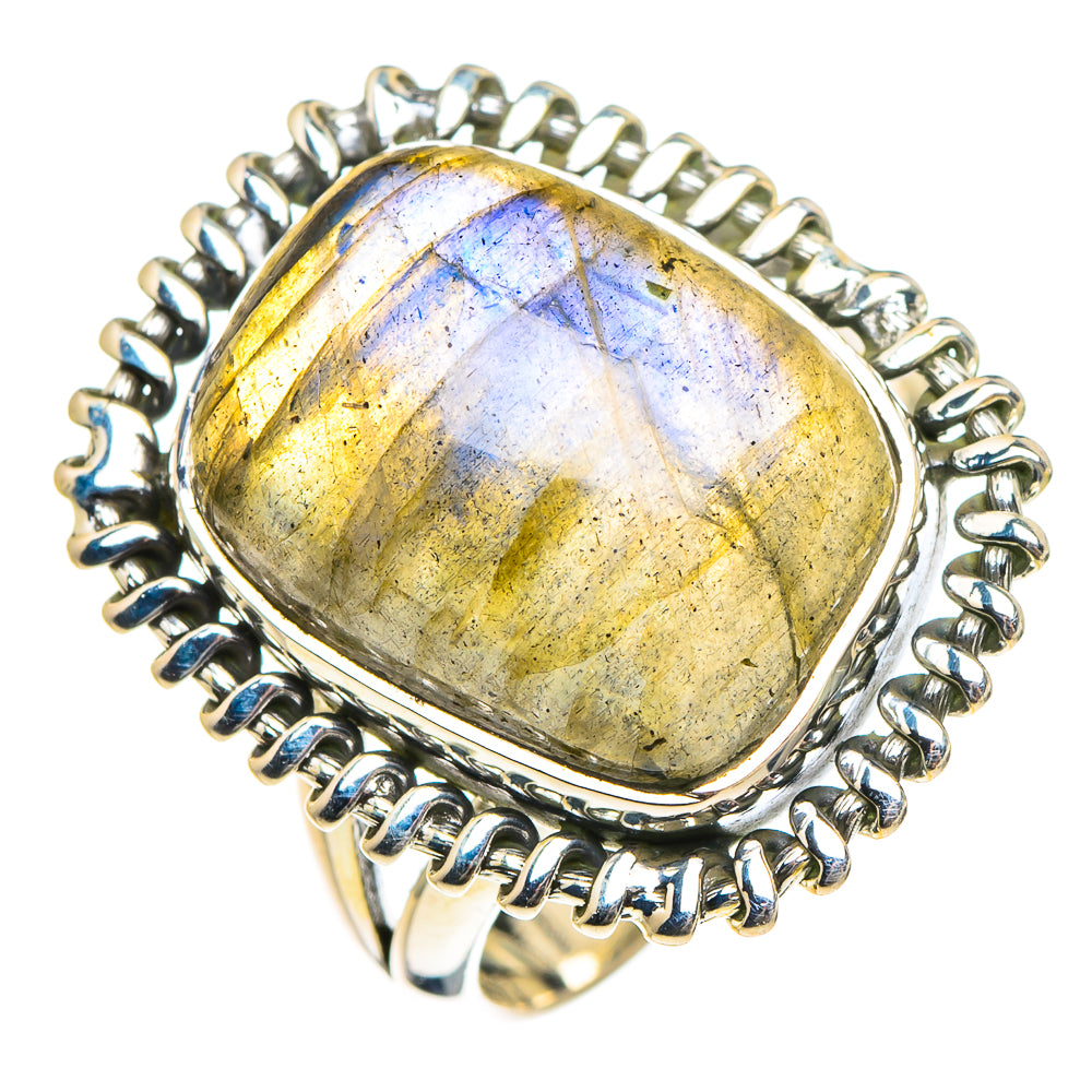 Labradorite Rings handcrafted by Anasilvercos - RING94415