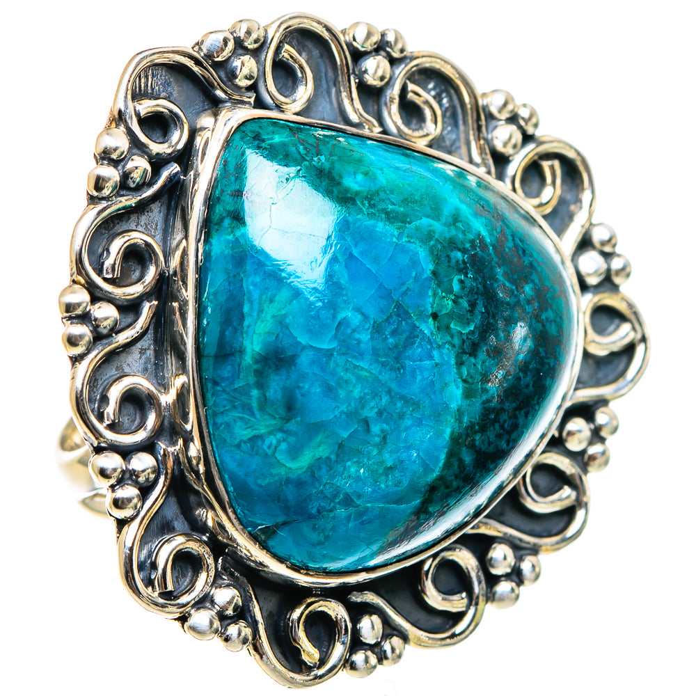 Chrysocolla Rings handcrafted by Anasilvercos - RING94418