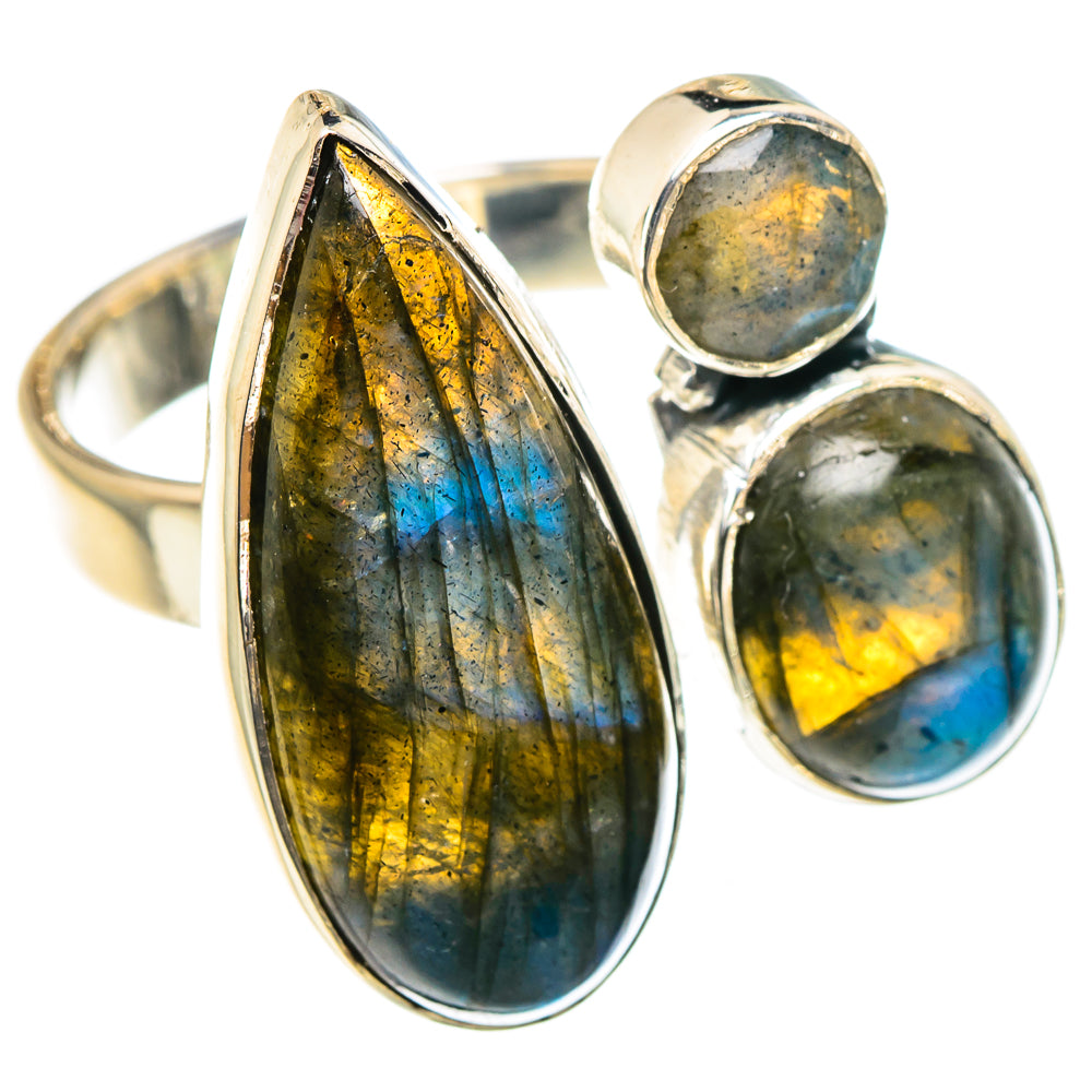 Labradorite Rings handcrafted by Anasilvercos - RING94420