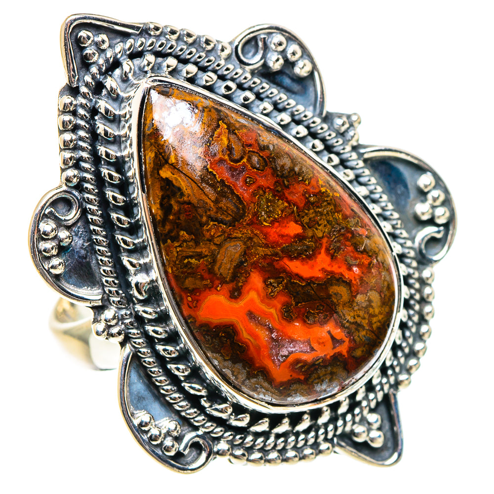 Moroccan Agate Rings handcrafted by Anasilvercos - RING94435