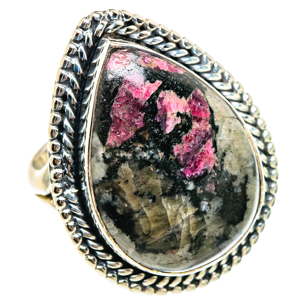 Russian Eudialyte Rings handcrafted by Anasilvercos - RING94441