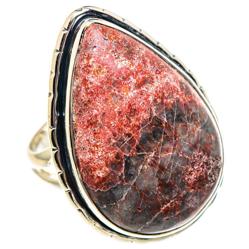 Wild Horse Jasper Rings handcrafted by Anasilvercos - RING94446 - Photo 2