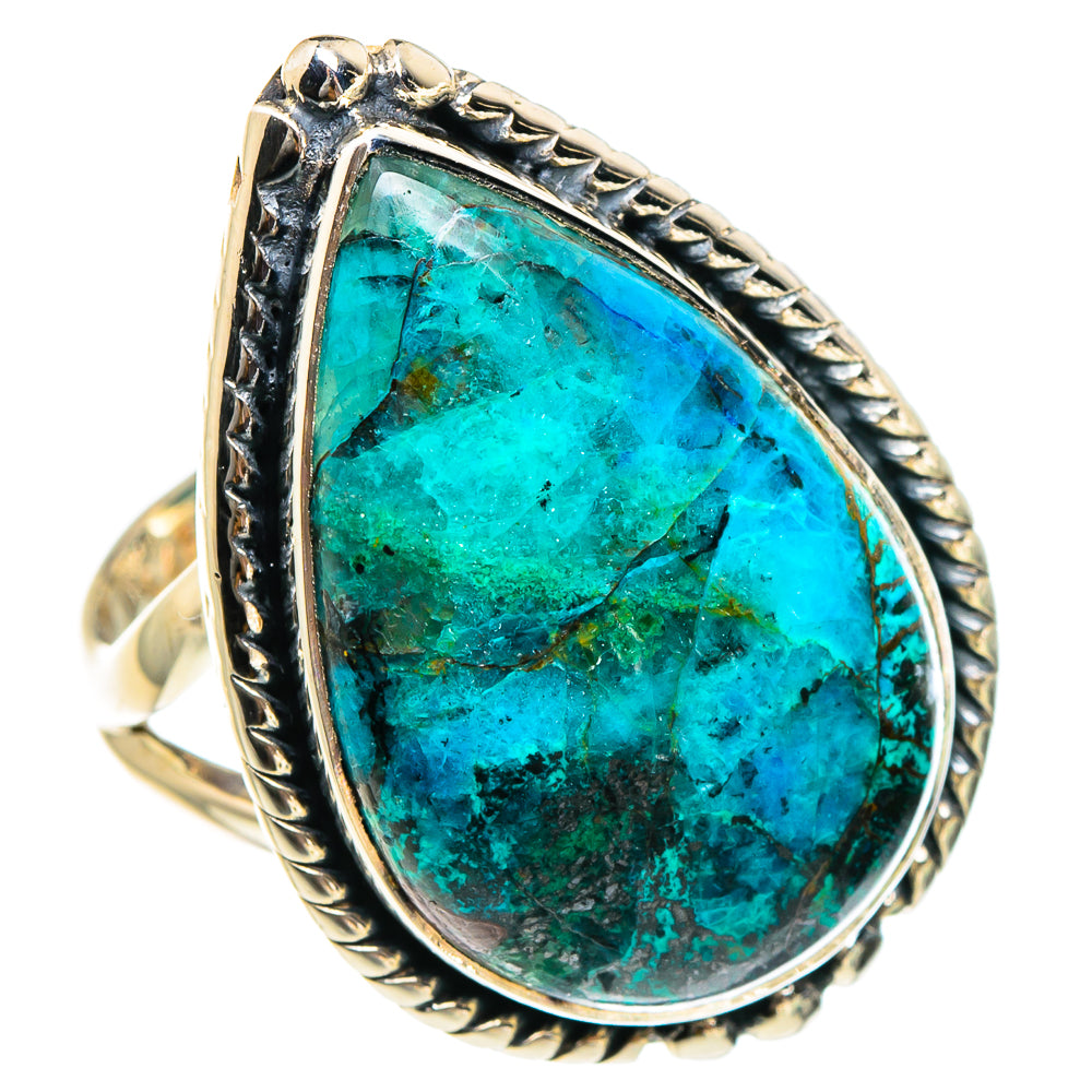 Chrysocolla Rings handcrafted by Anasilvercos - RING94460