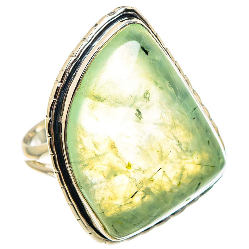 Prehnite Rings handcrafted by Anasilvercos - RING94466
