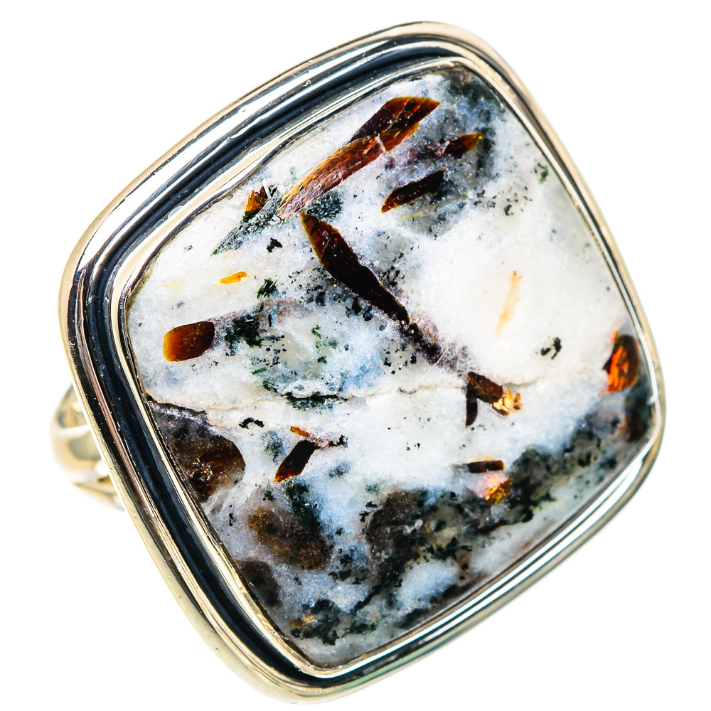 Astrophyllite Rings handcrafted by Anasilvercos - RING94476