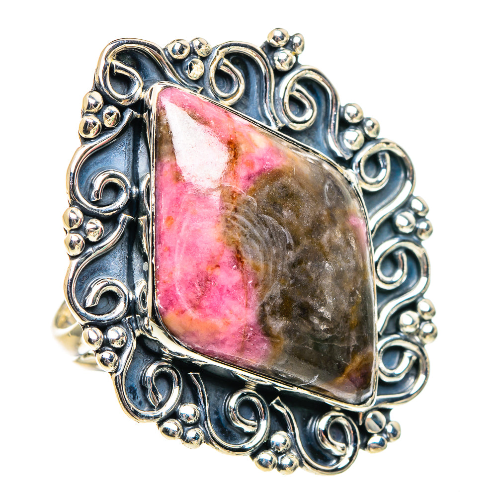 Rhodochrosite Rings handcrafted by Anasilvercos - RING94484 - Photo 2