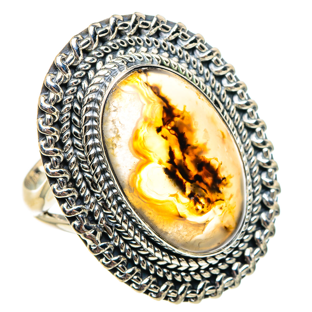 Montana Agate Rings handcrafted by Anasilvercos - RING94515 - Photo 2