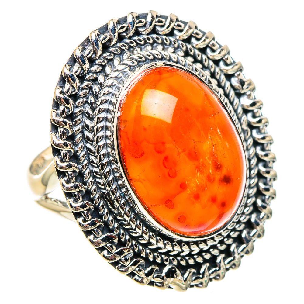 Carnelian Rings handcrafted by Anasilvercos - RING94517