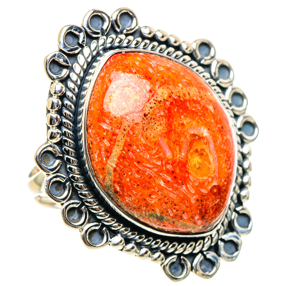 Sponge Coral Rings handcrafted by Anasilvercos - RING94518 - Photo 2