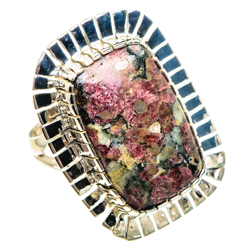 Russian Eudialyte Rings handcrafted by Anasilvercos - RING94526