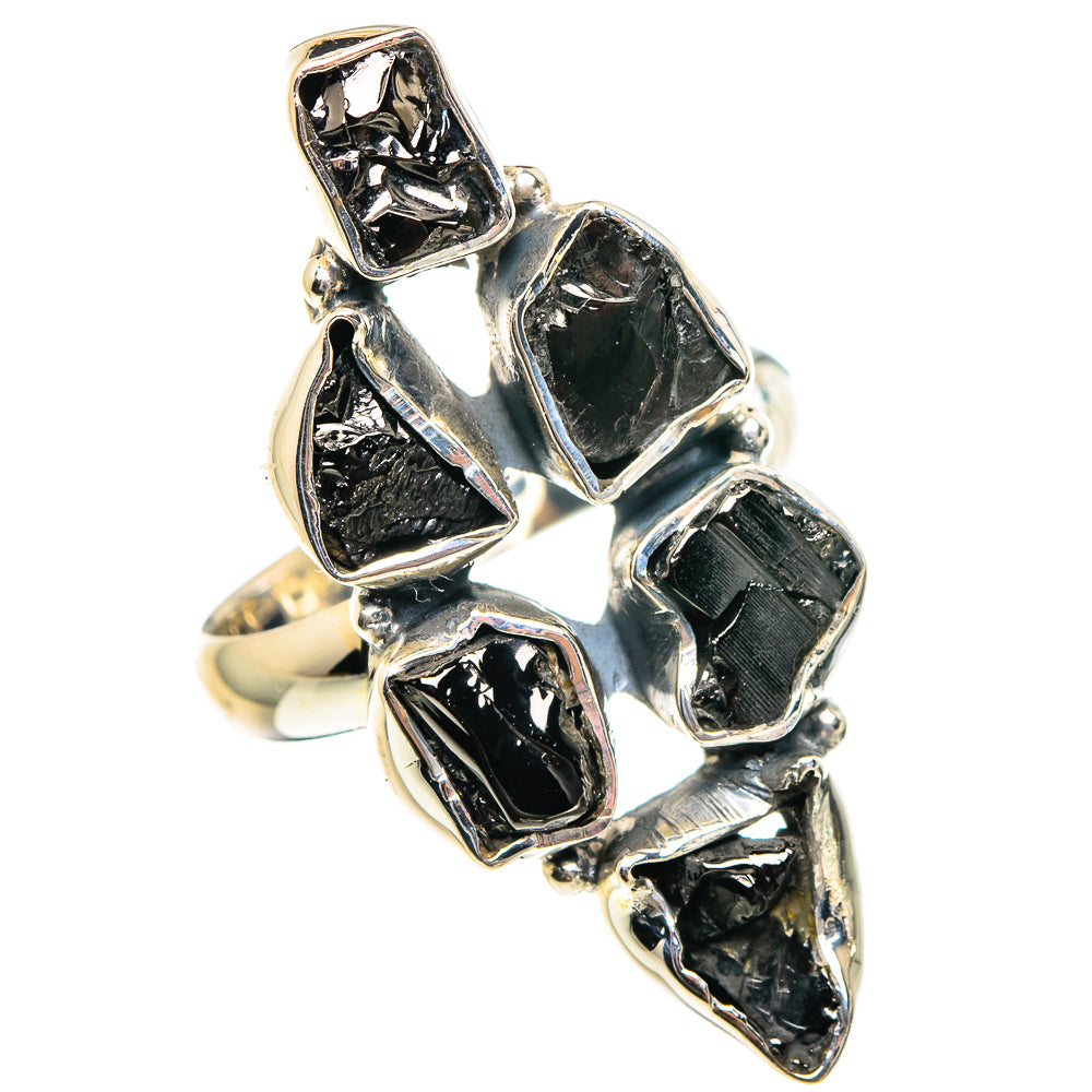 Black Tourmaline Rings handcrafted by Anasilvercos - RING94528