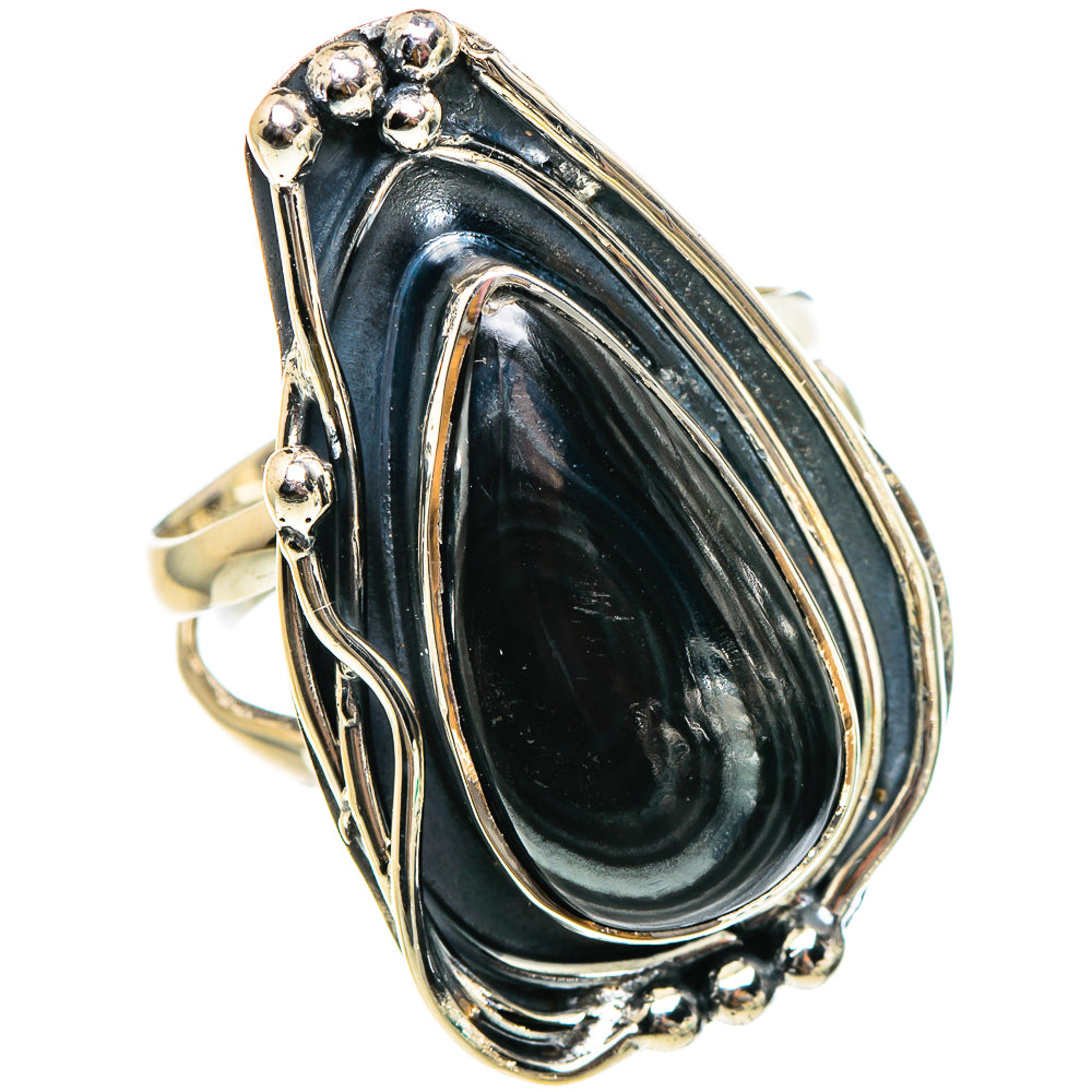 Psilomelane Rings handcrafted by Anasilvercos - RING94530
