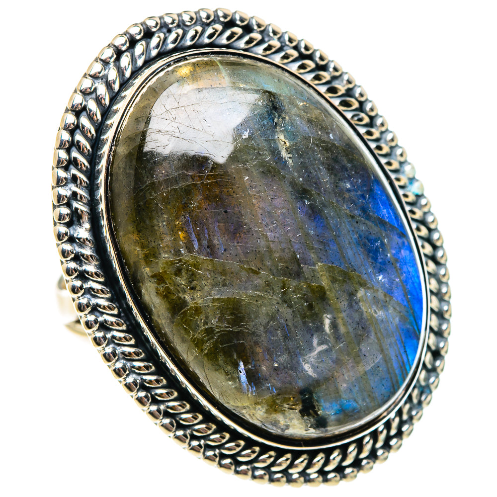 Labradorite Rings handcrafted by Anasilvercos - RING94540