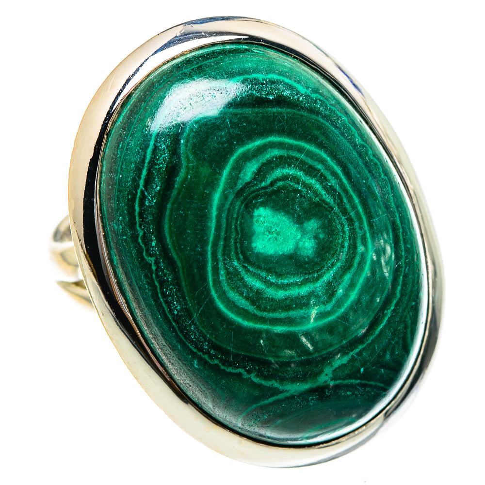 Malachite Rings handcrafted by Anasilvercos - RING94545