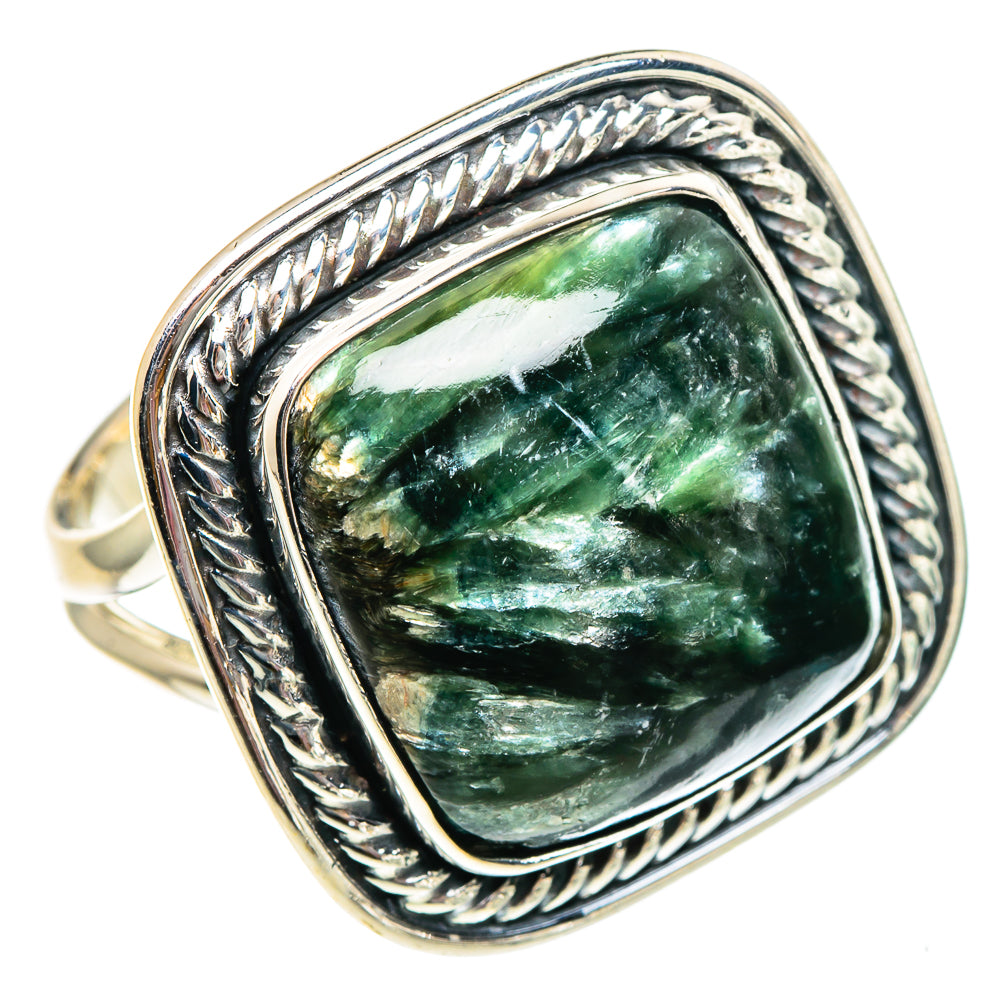 Seraphinite Rings handcrafted by Anasilvercos - RING94547 - Photo 2