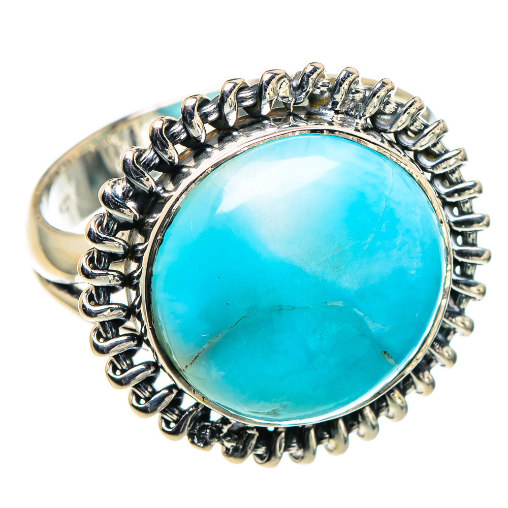 Larimar Rings handcrafted by Anasilvercos - RING94553