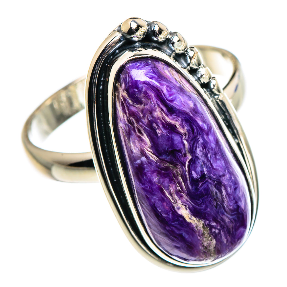 Charoite Rings handcrafted by Anasilvercos - RING94565