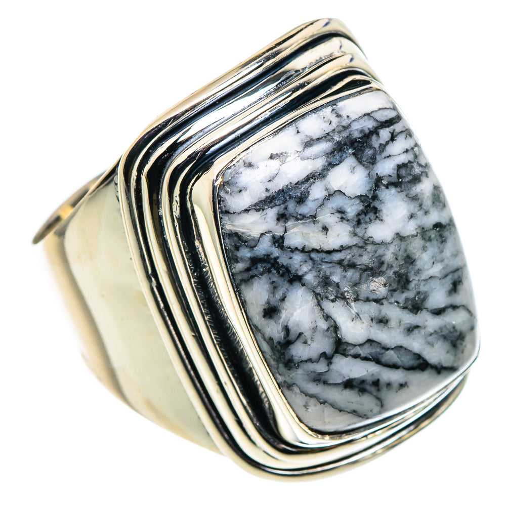 Pinolith Jasper Rings handcrafted by Anasilvercos - RING94570