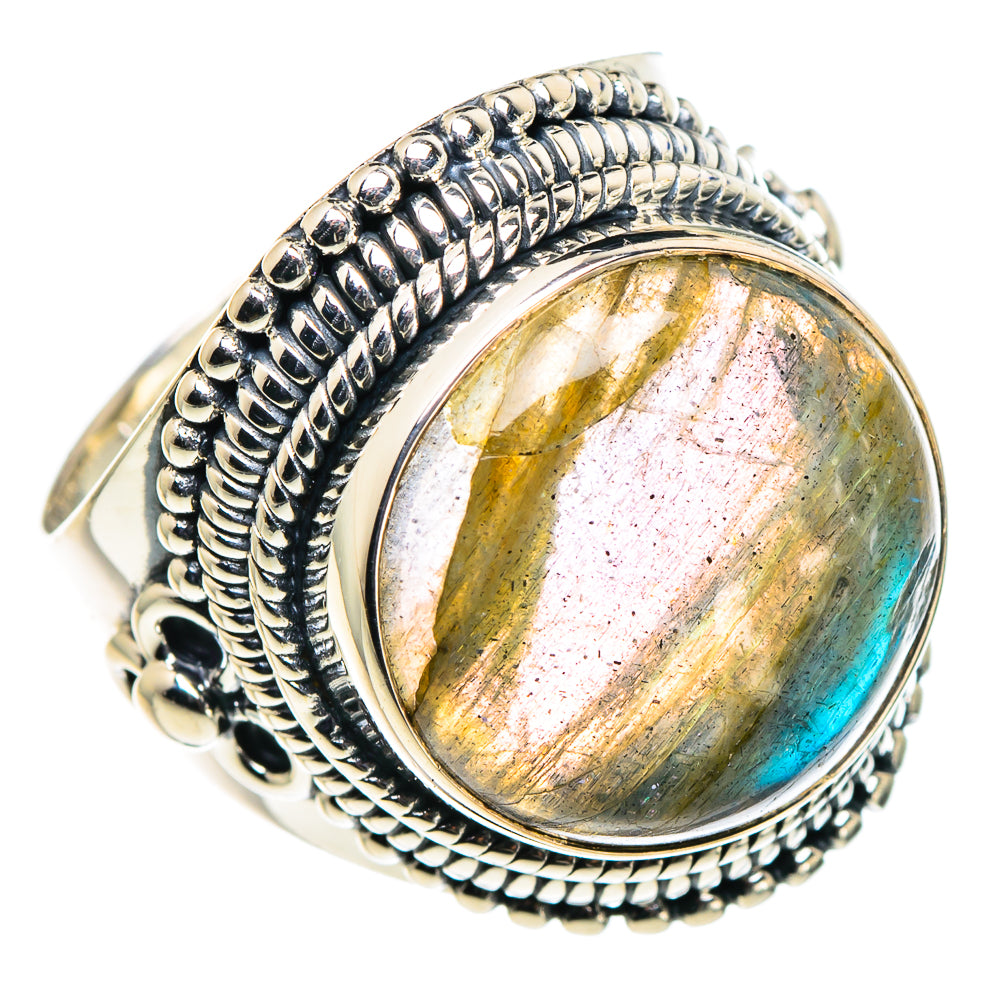 Labradorite Rings handcrafted by Anasilvercos - RING94573