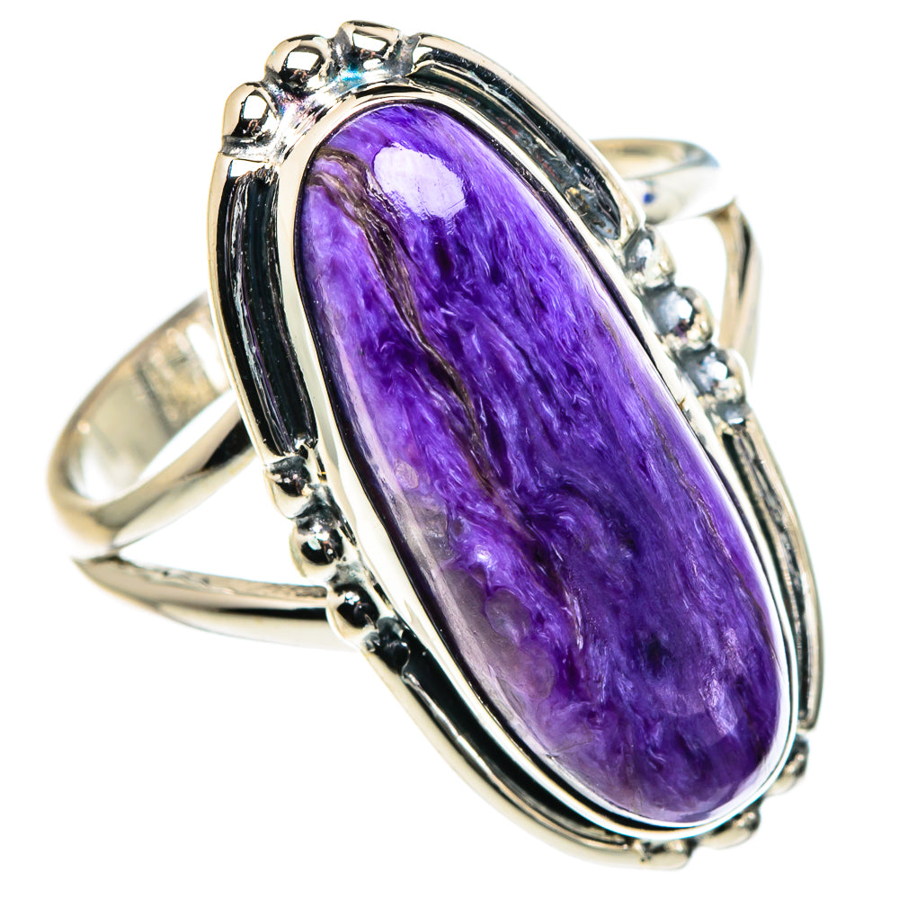 Charoite Rings handcrafted by Anasilvercos - RING94595