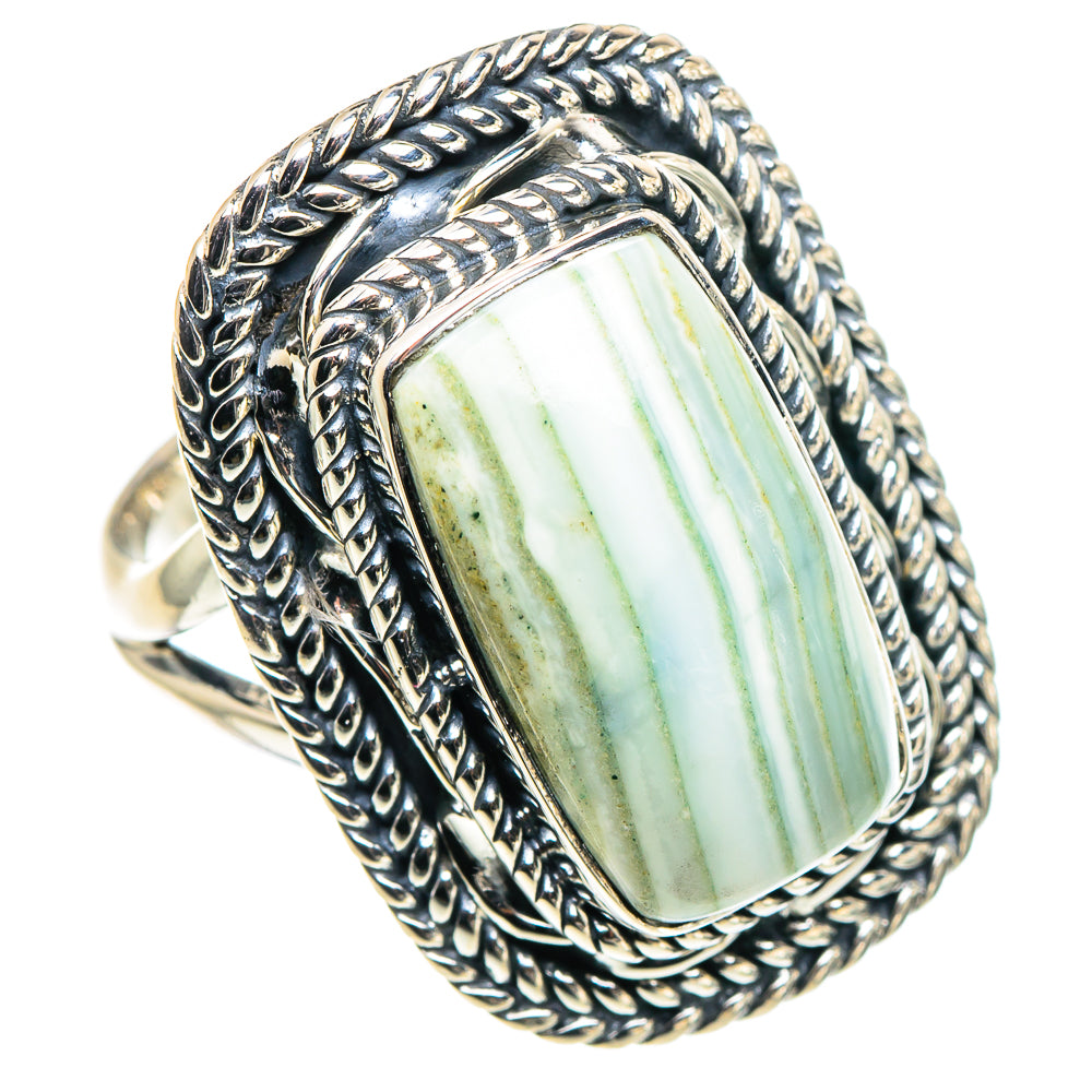 Ocean Jasper Rings handcrafted by Anasilvercos - RING94607 - Photo 2