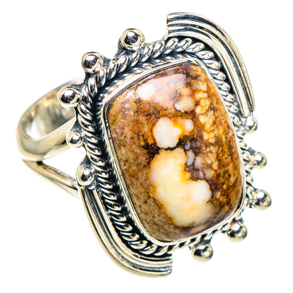 Wild Horse Jasper Rings handcrafted by Anasilvercos - RING94611 - Photo 2