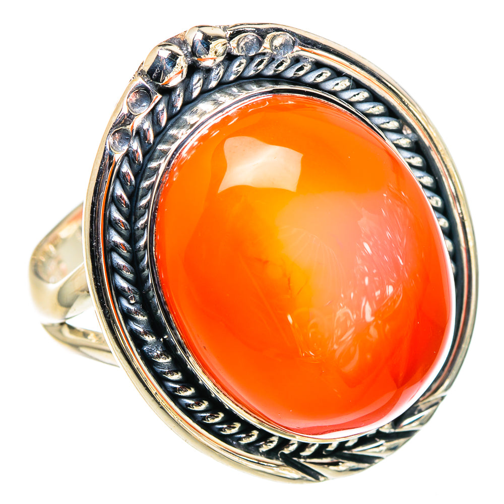 Carnelian Rings handcrafted by Anasilvercos - RING94614