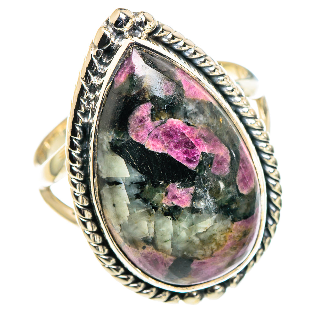 Russian Eudialyte Rings handcrafted by Anasilvercos - RING94615