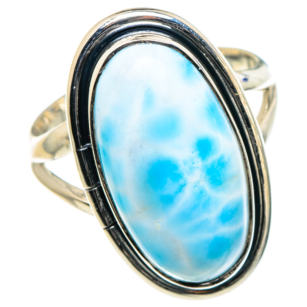 Larimar Rings handcrafted by Anasilvercos - RING94621