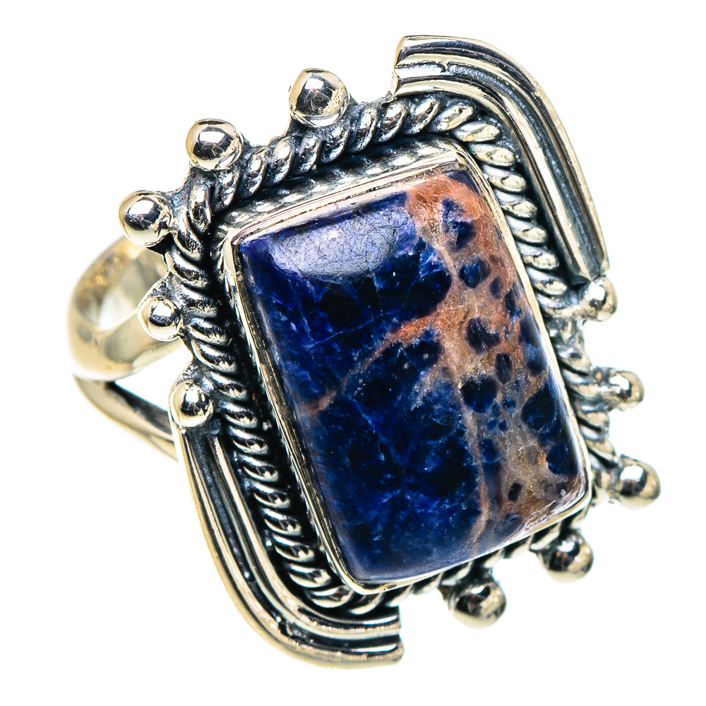 Sodalite Rings handcrafted by Anasilvercos - RING94643