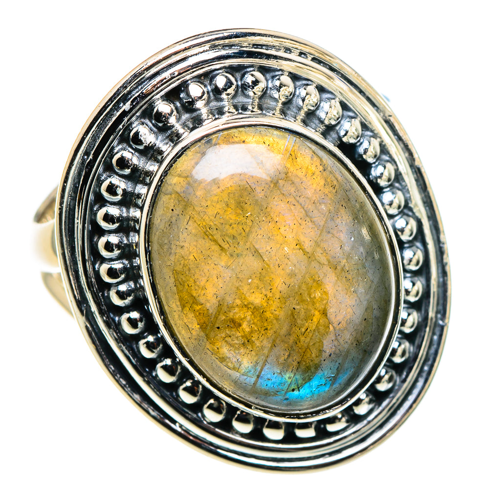 Labradorite Rings handcrafted by Anasilvercos - RING94644