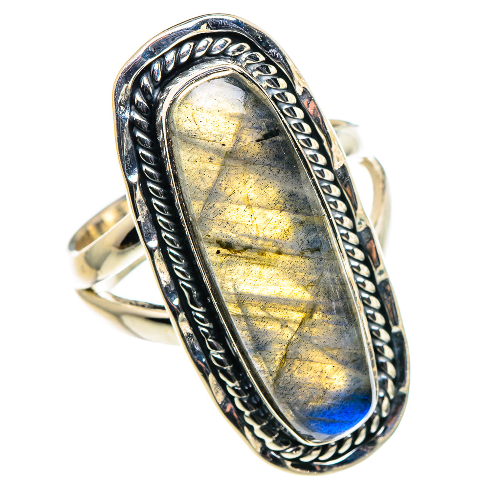 Labradorite Rings handcrafted by Anasilvercos - RING94646